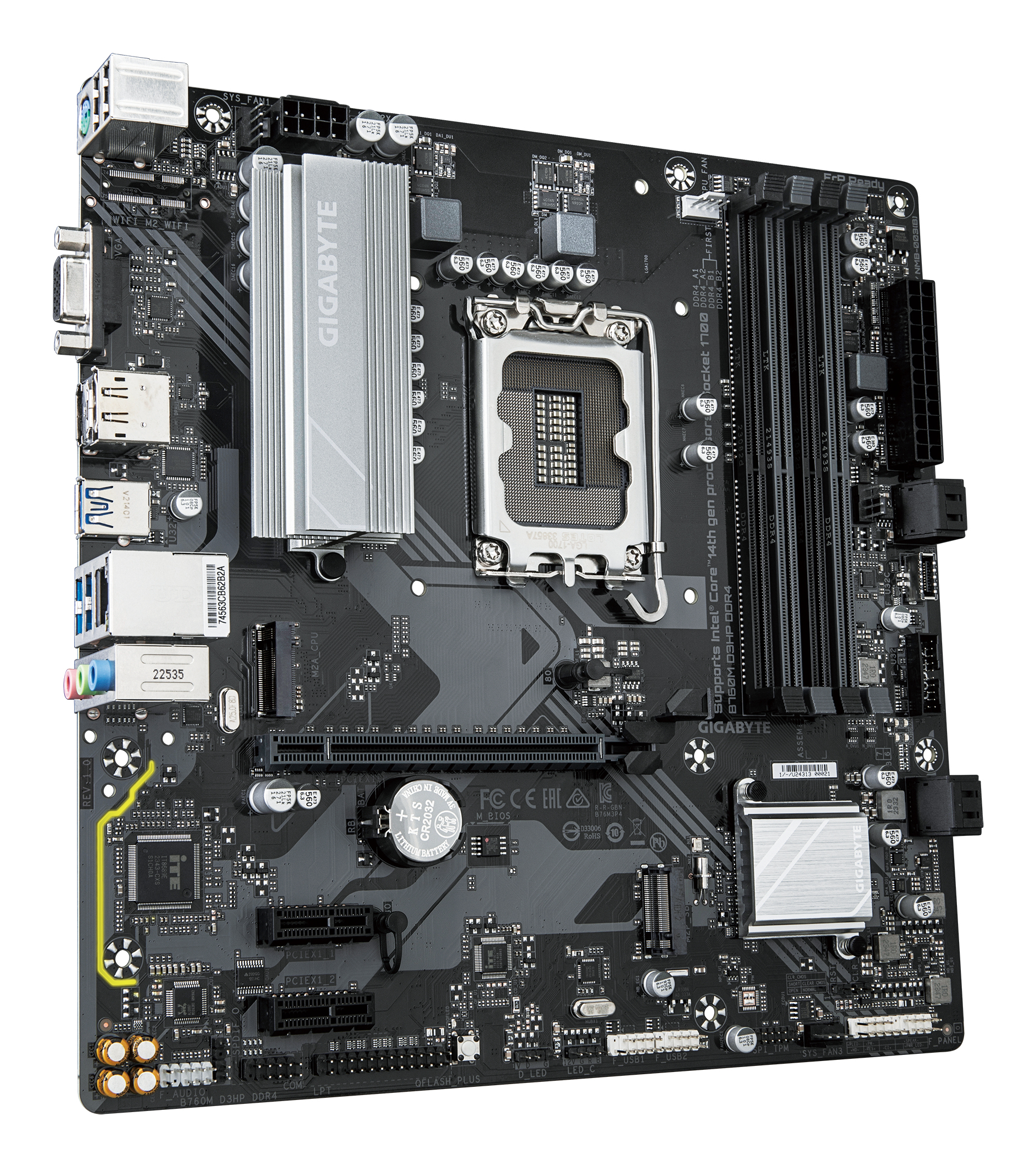 Tarjeta Madre Gigabyte B760M D3HP DDR4 - Socket 1700 - 4xDDR4 - 2133/4000/5333MHz - HDMI - DisplayPort - VGA - USB 2.0/3.2 - Micro ATX - B760M D3HP DDR4 Tarjeta Madre Gigabyte B760M D3HP DDR4 - Socket 1700 - 4xDDR4 - 2133/4000/5333MHz - HDMI - DisplayPort - VGA - USB 2.0/3.2 - Micro ATX - B760M D3HP DDR4