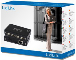 LogiLink UA0079 interface hub 480 Mbit/s Black – image 2