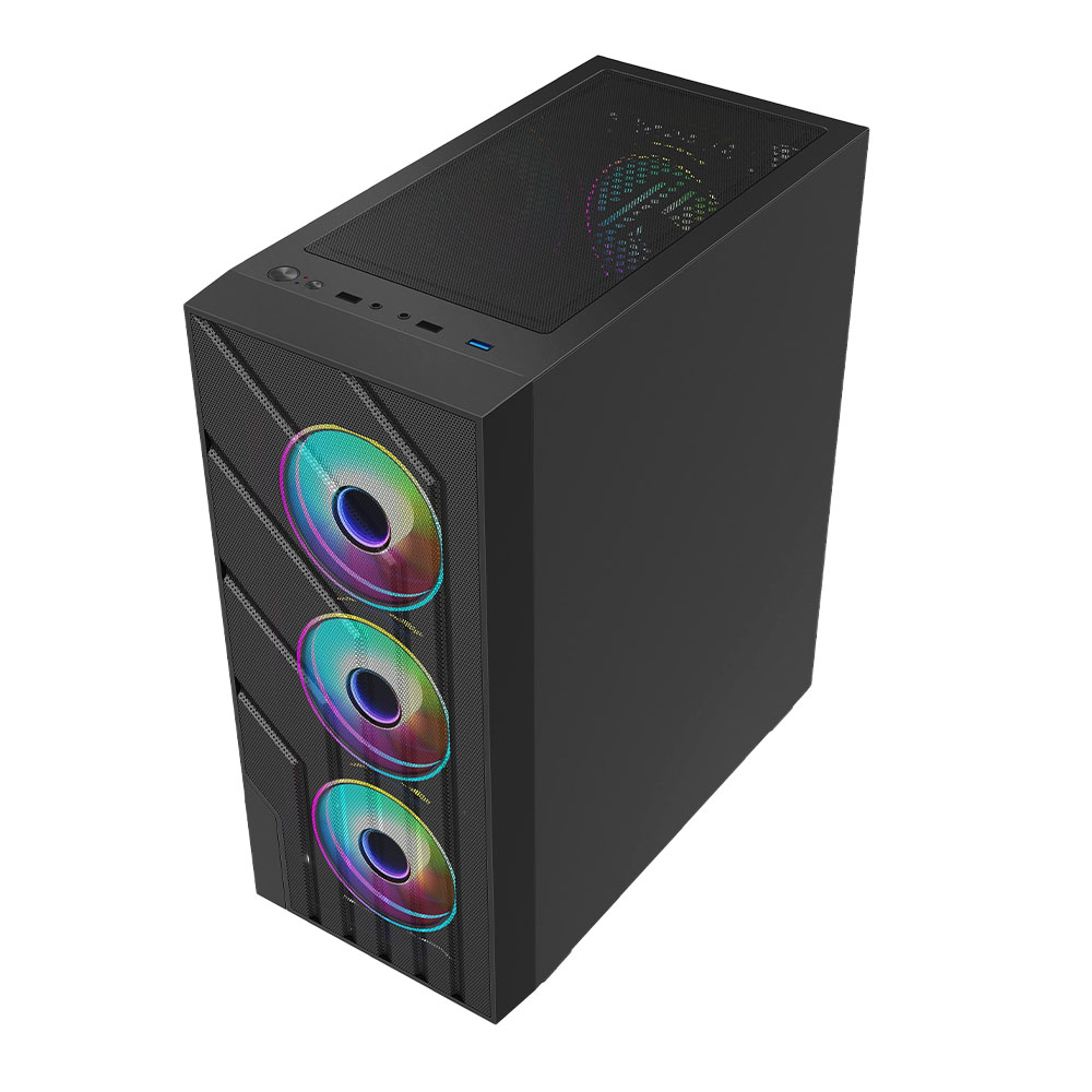 VIDA SIROCCO-BLK computer case Black – image 2