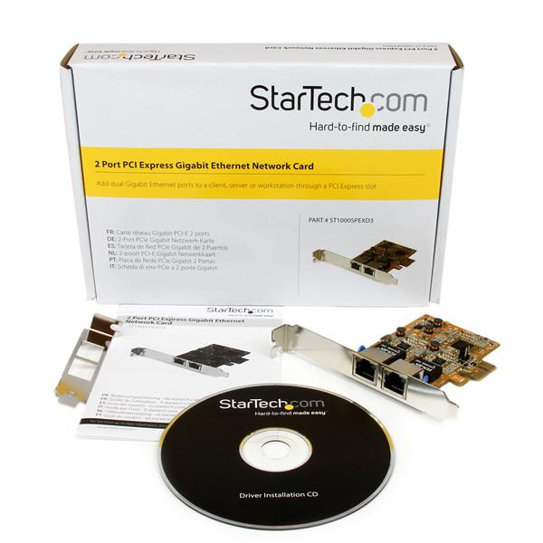 StarTech.com Dual Port Gigabit PCI Express Server Network Adapter Card - PCIe NIC – image 5