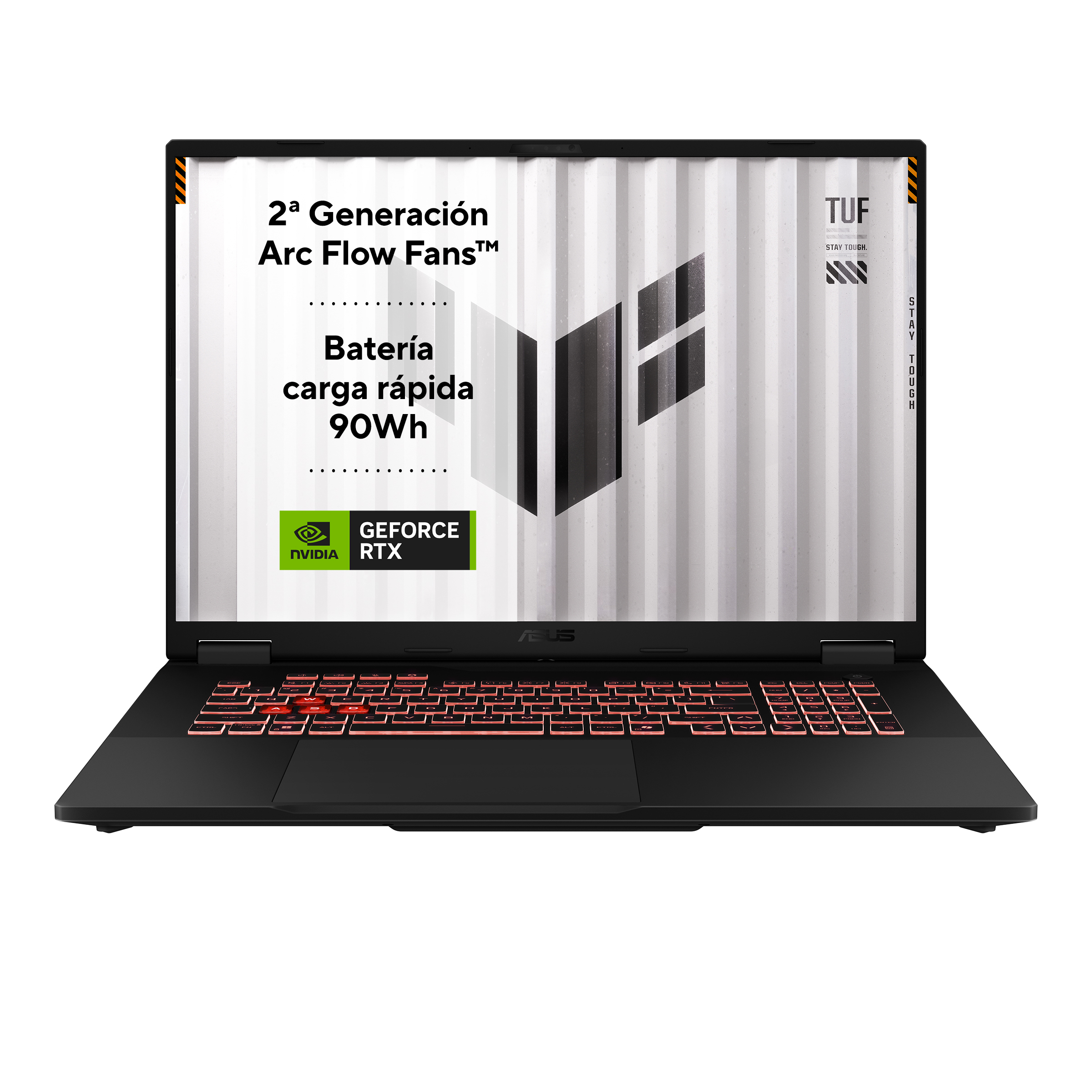 Portátil gaming - ASUS TUF Gaming A18 FA808UM-S8005, 18" WUXGA, AMD Ryzen™ 7 260, 32 GB, 1 TB SSD, GeForce RTX™ 5060, Sin sistema operativo - imagen 3