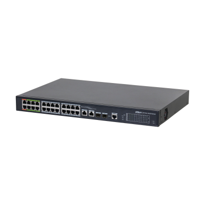 Dahua Technology ePoE DH-LR2226-24ET-360-V2 network switch Managed L2 Gigabit Ethernet (10/100/1000) Power over Ethernet (PoE) Black – image 2