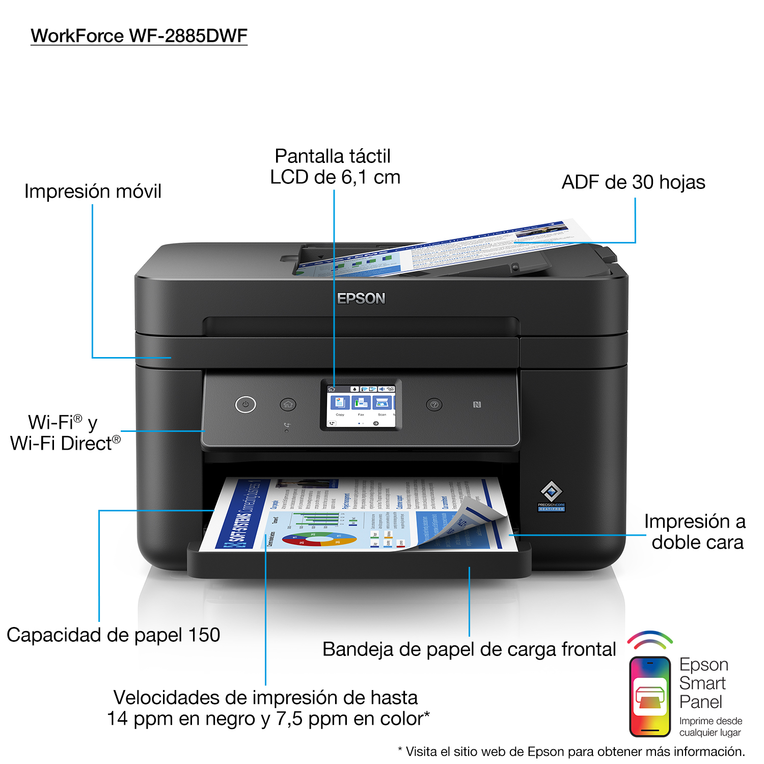 Epson WorkForce WF-2885DWF Inkjet A4 – image 2