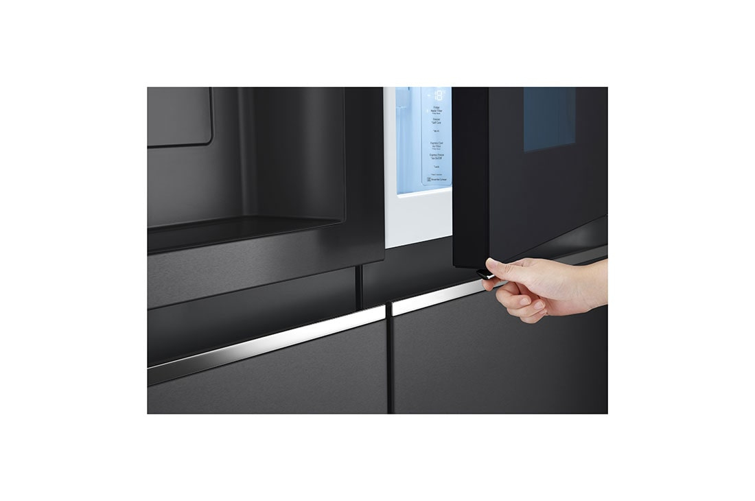 LG GC-X257CQFS side-by-side refrigerator Freestanding – image 5