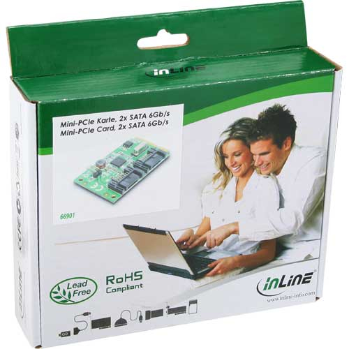 InLine 66901 interface cards/adapter Internal SATA – image 2