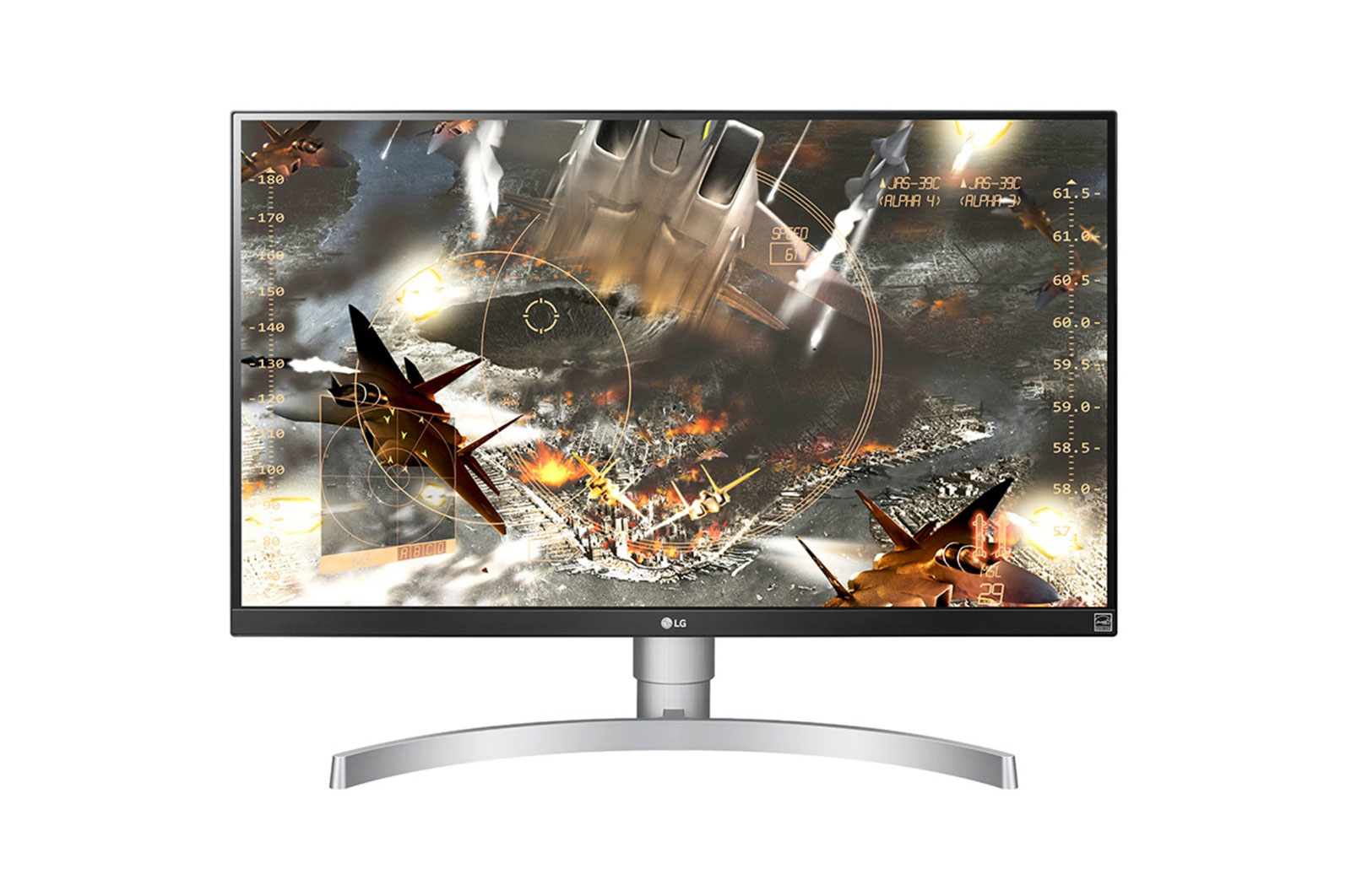 LG 27UK650-W computer monitor – image 1