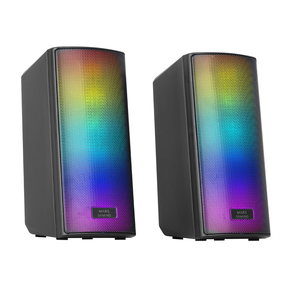 Mars Gaming MSRGB2 altoparlante portatile e per feste Altoparlante portatile stereo Nero 15 W