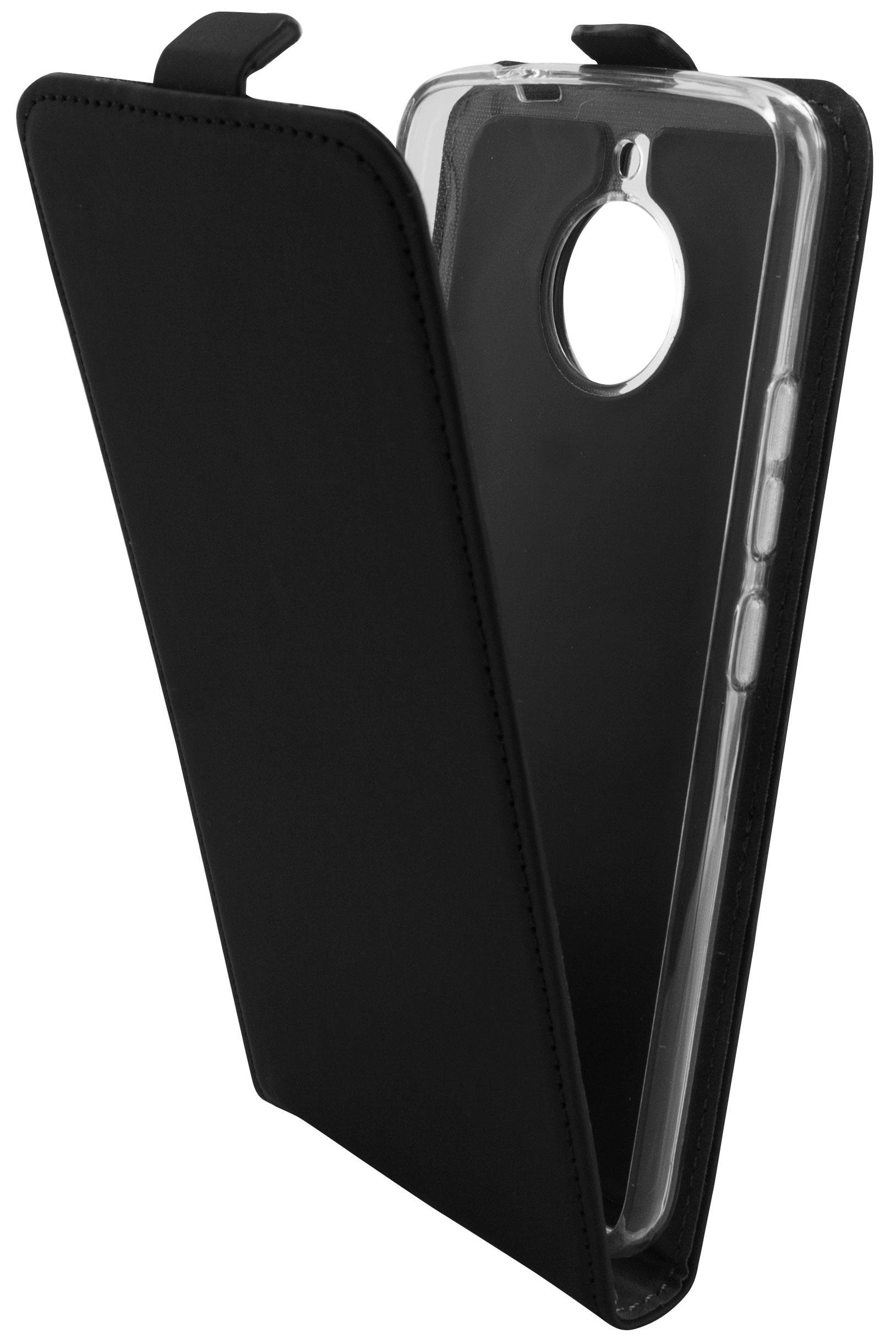 Mobiparts Premium Flip TPU Case Motorola Moto E4 Plus Black