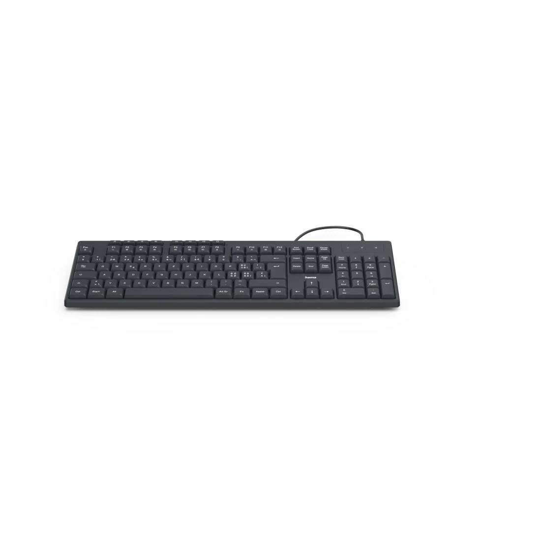 Hama CK-200 keyboard Home/Office USB QWERTZ Swiss Black – image 3
