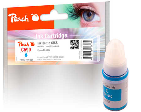Peach PI100-341 ink cartridge 1 pc(s) Compatible Standard Yield Cyan