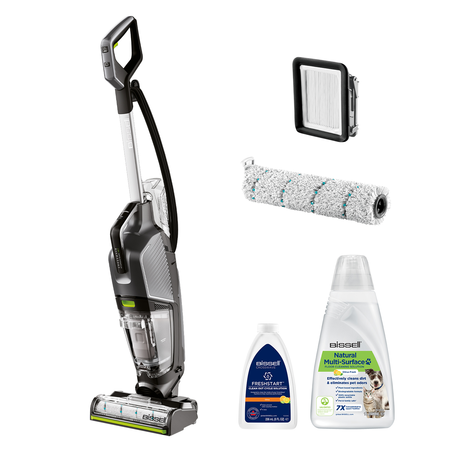 Bissell CrossWave HydroSteam PET Select — vue 1 sur 1
