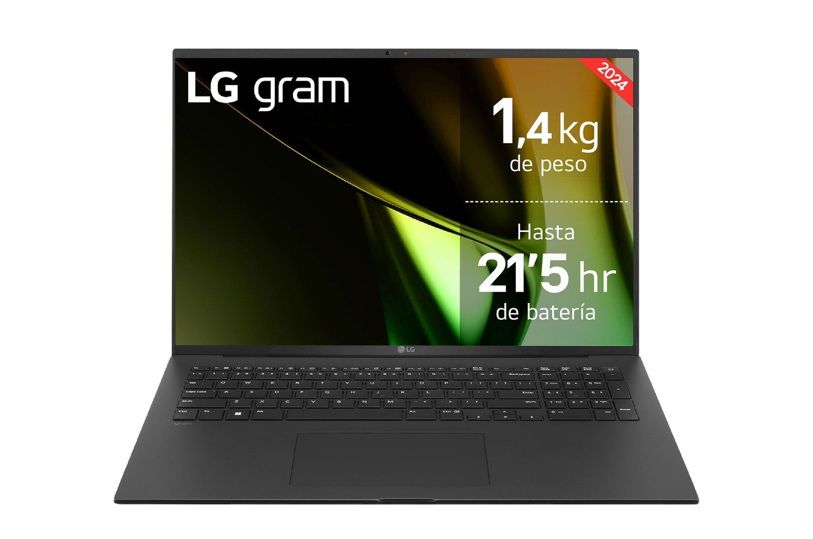 LG 17Z90S Intel Core Ultra 7 155H Computer portatile 432 cm (17") WQXGA 16 GB LPDDR5-SDRAM 1 TB SSD Wi-Fi 6E (802.11ax) Windows