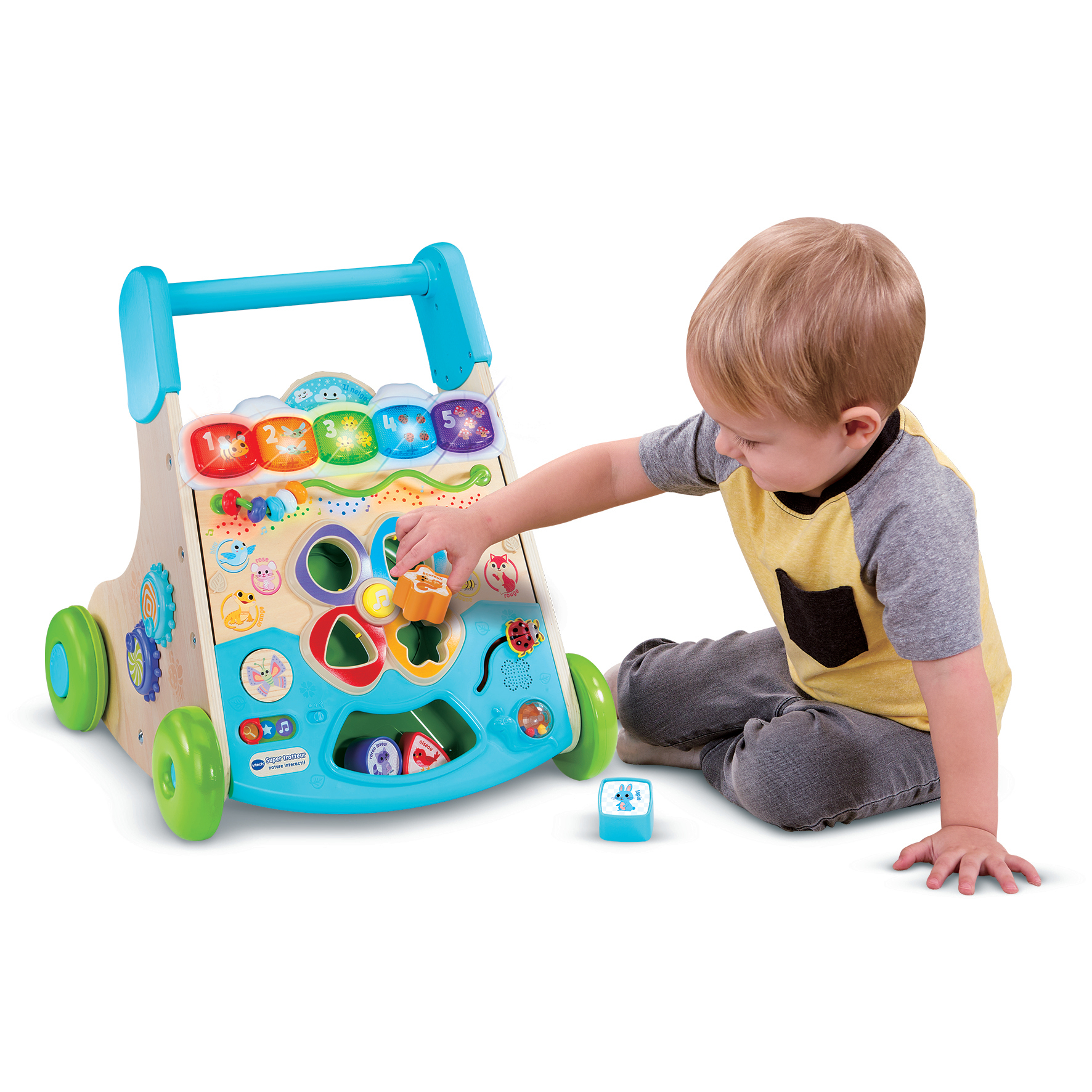 Resim VTech 80-619605 Çok Renkli Plastik Etkileşimli Yürüteç