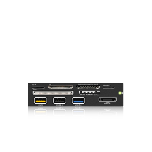 ICY BOX IB-868 card reader USB 3.2 Gen 1 (3.1 Gen 1) Internal Black – image 2