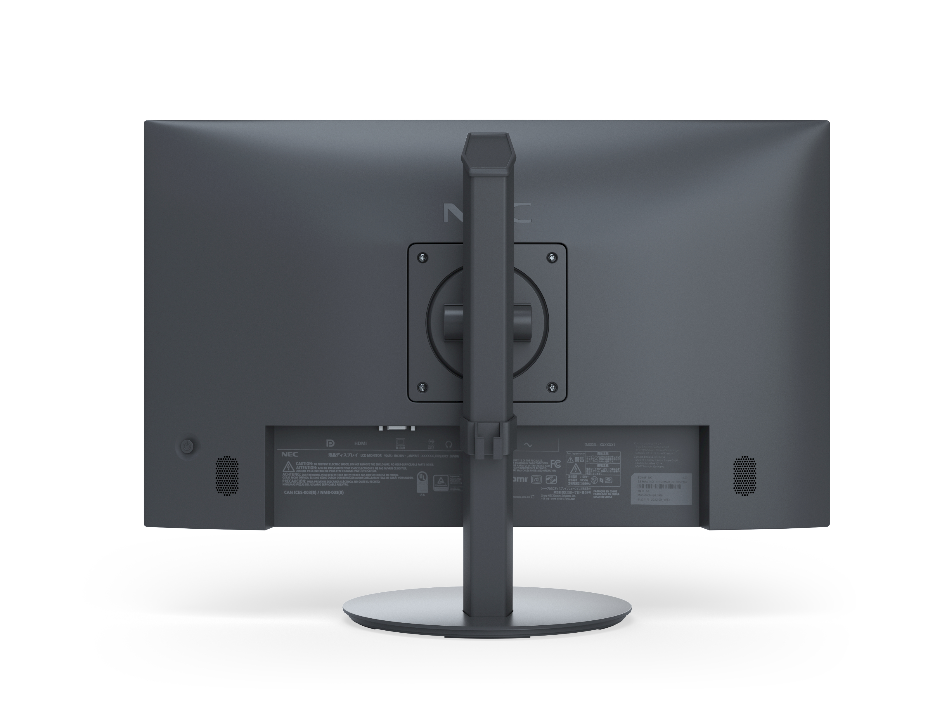 Sharp MultiSync E244FL computer monitor 61 cm (24″) 1920 x 1080 pixels Full HD LCD Black image 2