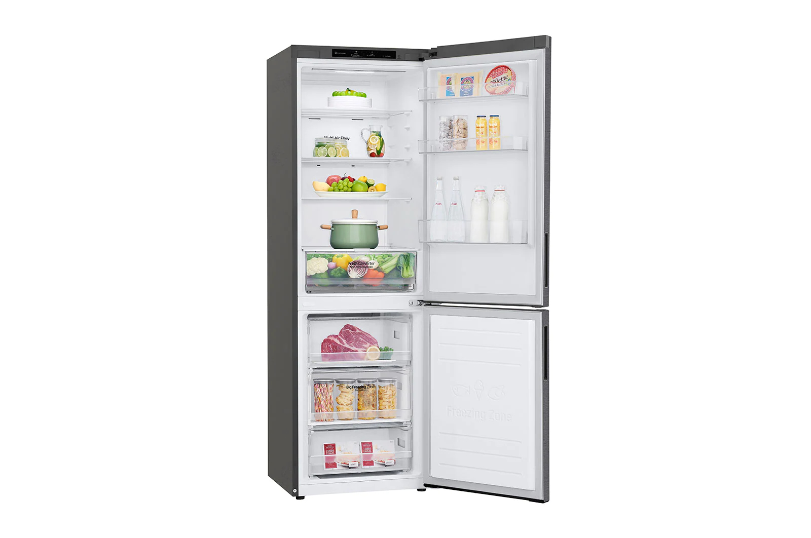 LG GBP61DSPGC fridge-freezer Freestanding – image 2