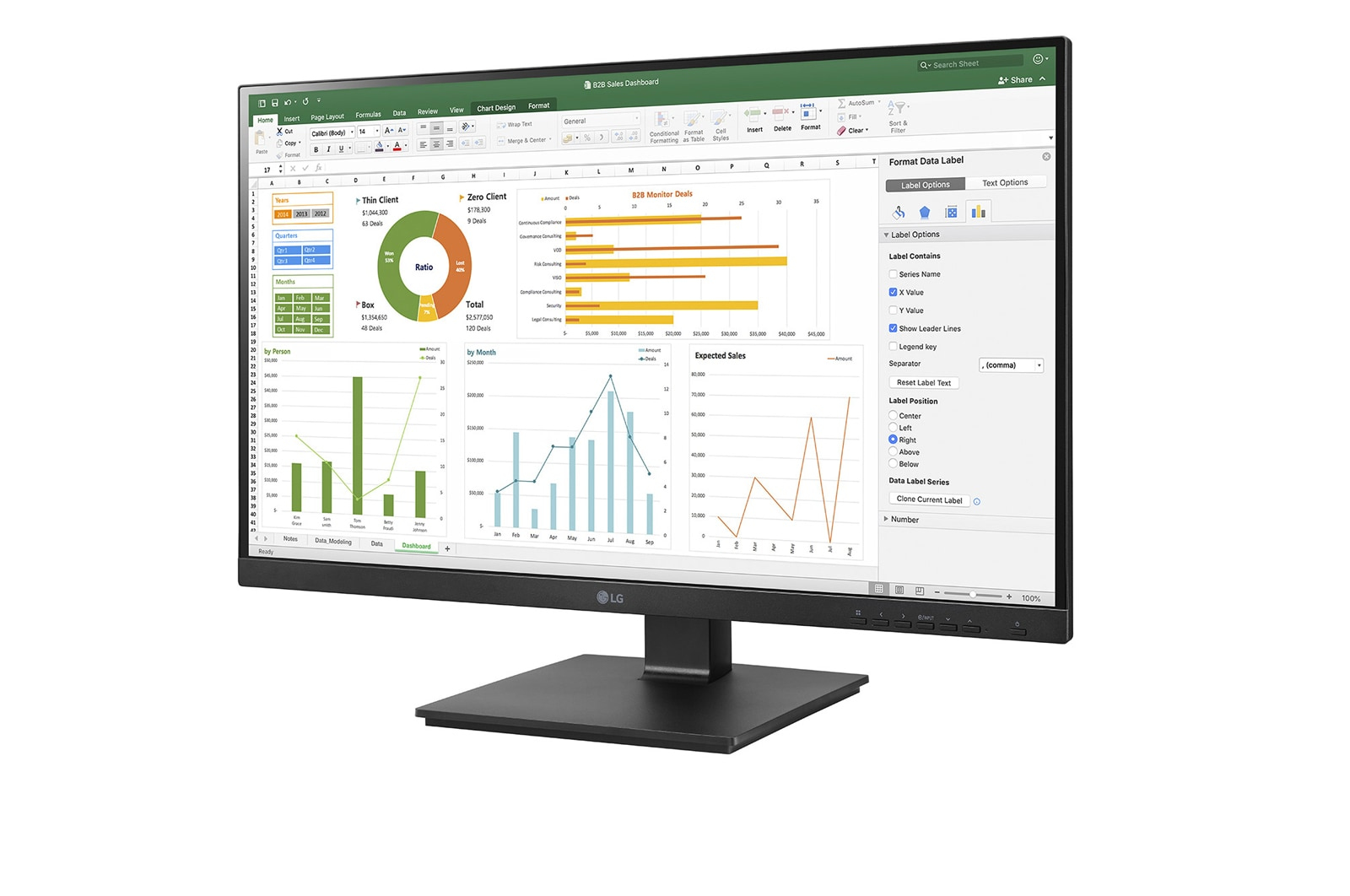 LG 24BN650Y-T computer monitor – image 2