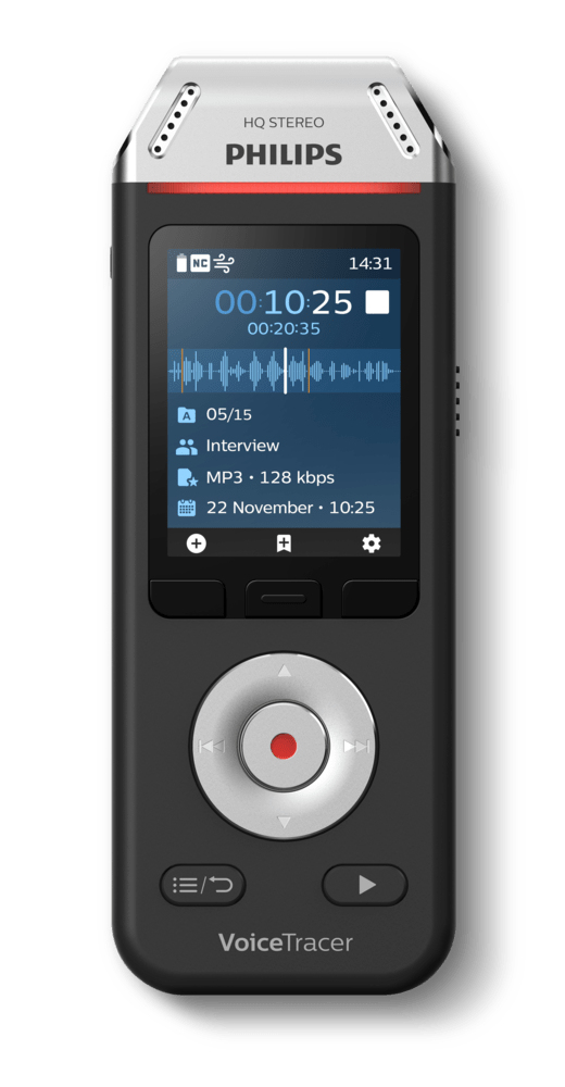 Philips Voice Tracer DVT2810/00 dictaphone Flash card Black, Chrome – image 3