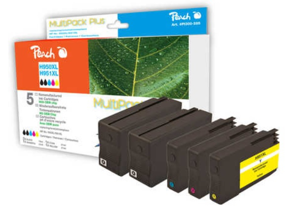 Peach 319232 ink cartridge 5 pc(s) Black, Cyan, Magenta, Yellow
