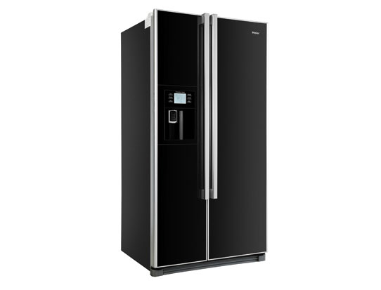Haier HRF-663CJB side-by-side refrigerator Freestanding