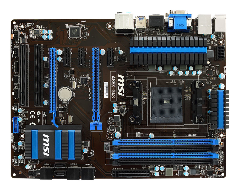 MSI A88X-G43 motherboard AMD A88X Socket FM2+ ATX – image 3