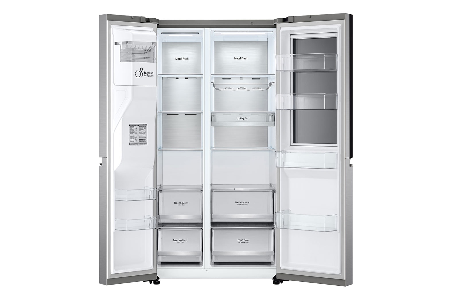 LG GSXV90PZAE side-by-side refrigerator Freestanding – image 4