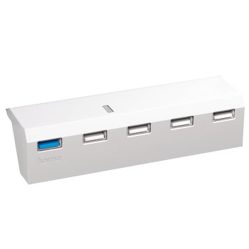 Hama 00115446 interface hub 5000 Mbit/s White