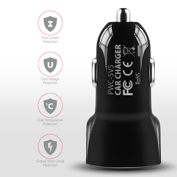 Axagon PWC-5V5 SMART Car charger – image 6