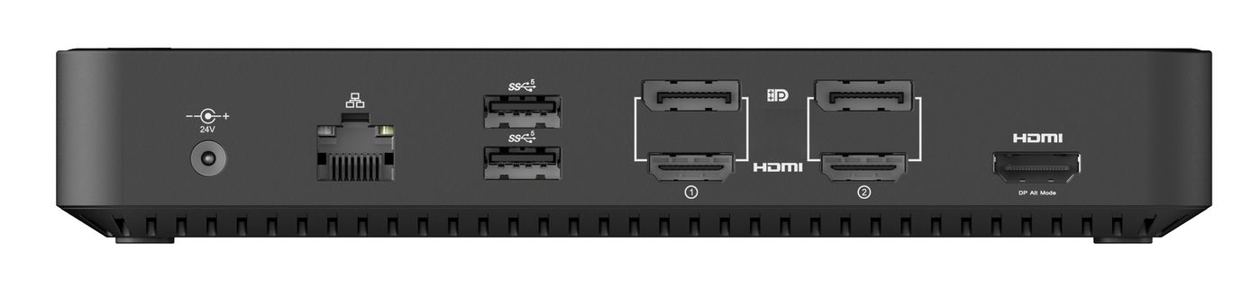 eSTUFF GLB232004 laptop dock/port replicator Wired Black – image 3