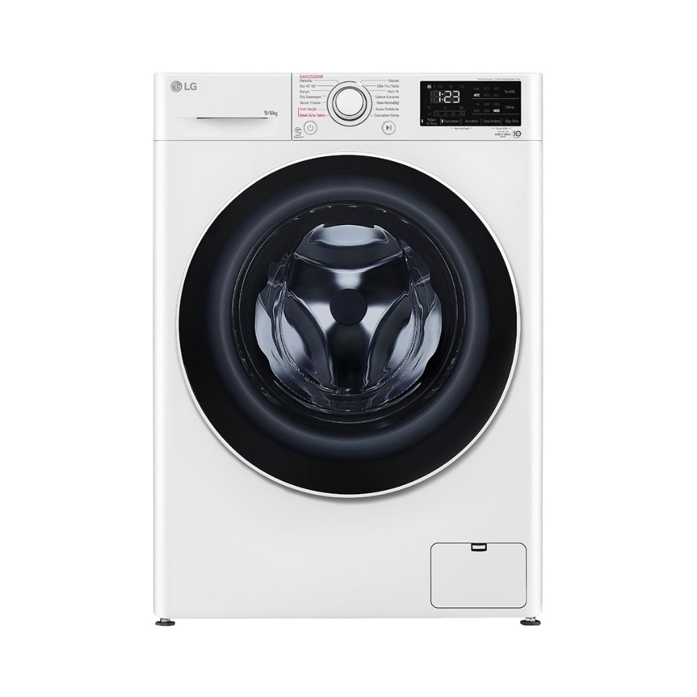LG F4V3VRW0WE washer dryer Freestanding Front-load White – image 1