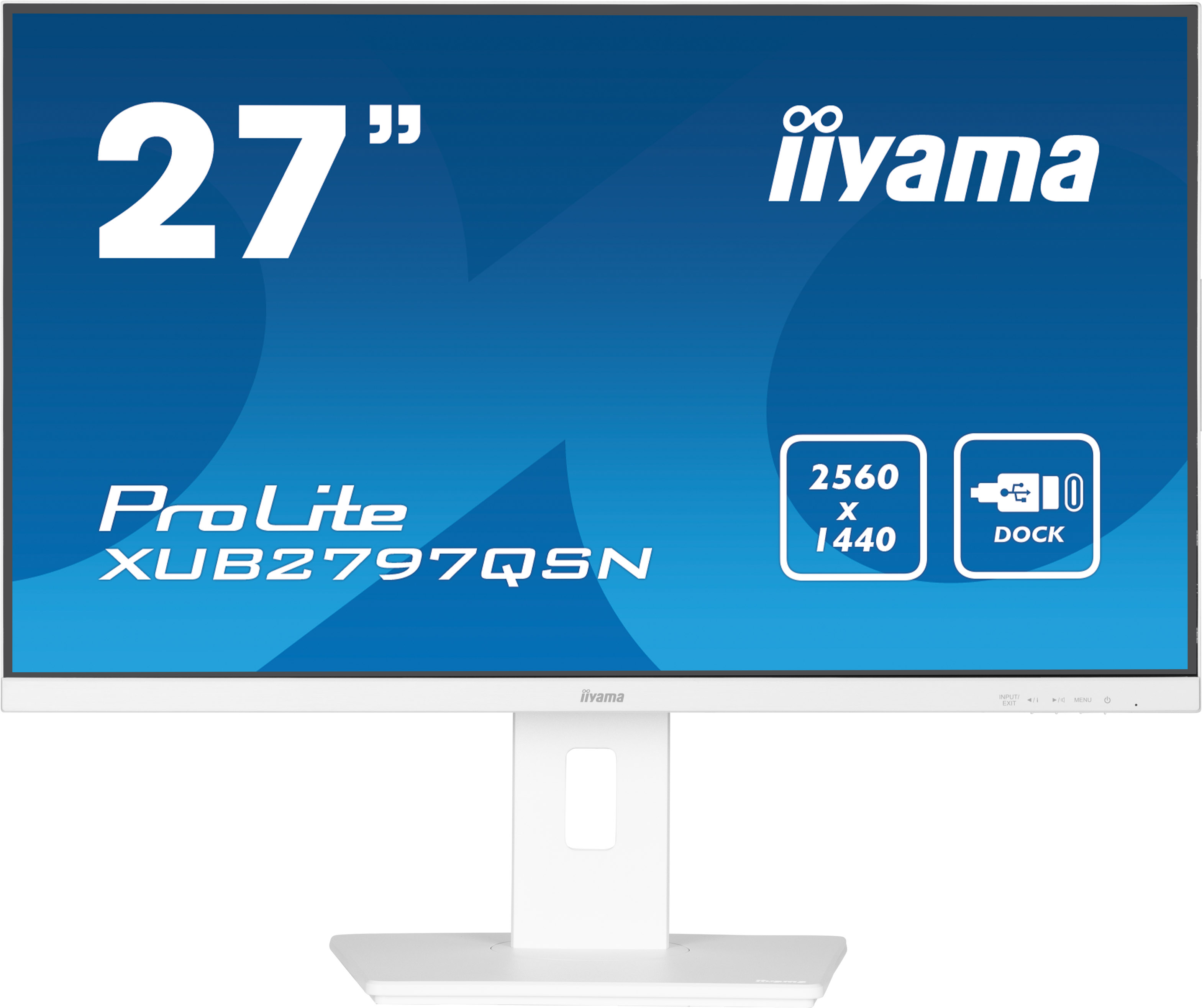 iiyama ProLite XUB2797QSN-W1 Monitor PC 68,6 cm (27") 1920 x 1080 Pixel Full HD LED Bianco