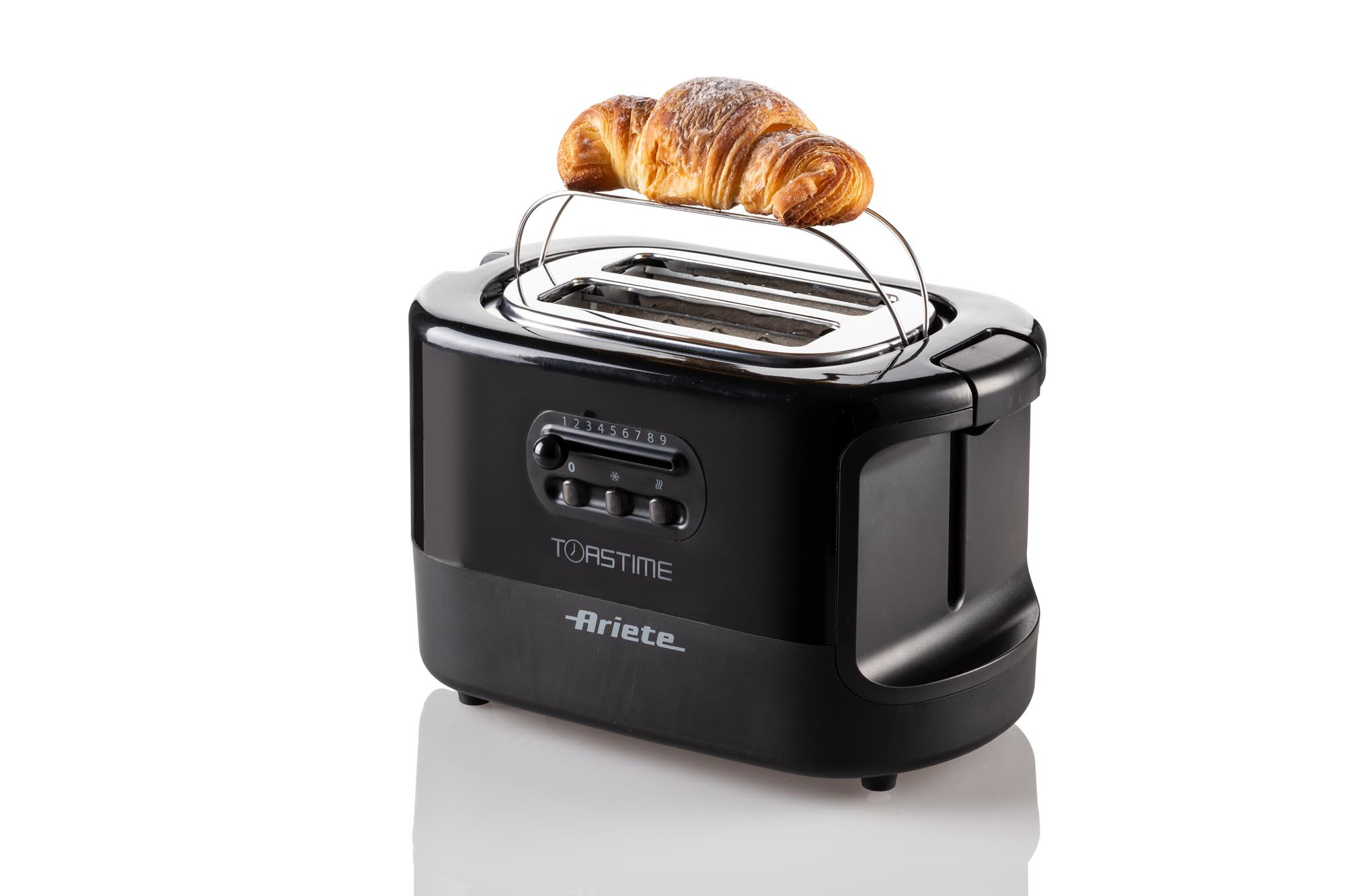 Ariete 159 Toastime - Toaster with Tongs for 2 slices of bread - 9 Degrees of Browning - 700 Watt - Black – image 4