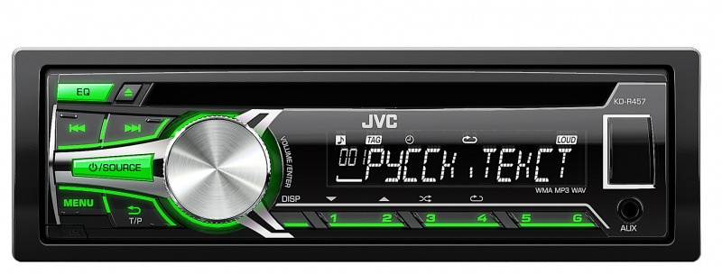JVC KD-R457EE Black