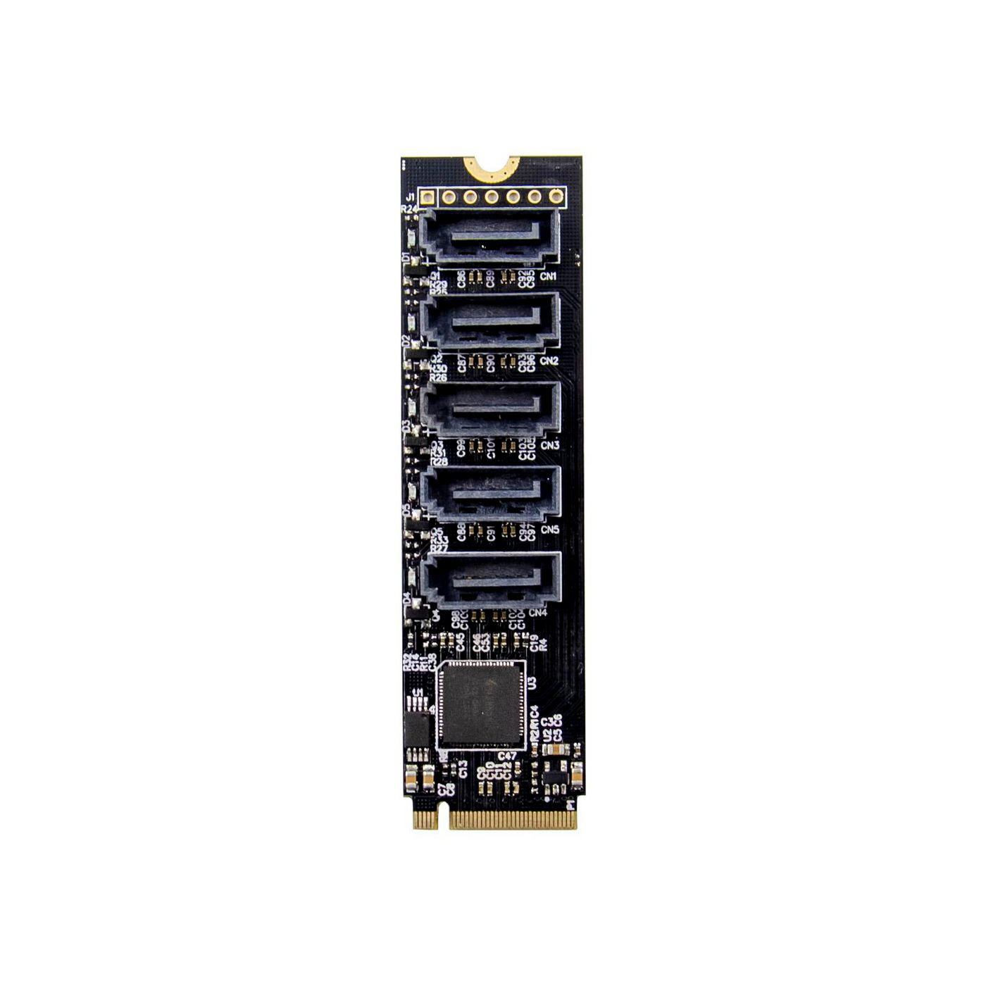 Microconnect MC-M.2-JMB585 interface cards/adapter Internal – image 1