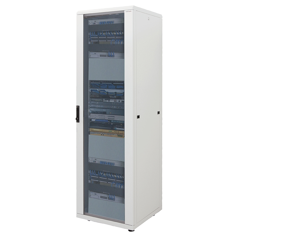 LogiLink D16S66G rack cabinet 16U Freestanding rack Grey