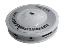 Nilox 10NXHC4518001 laptop dock/port replicator Grey
