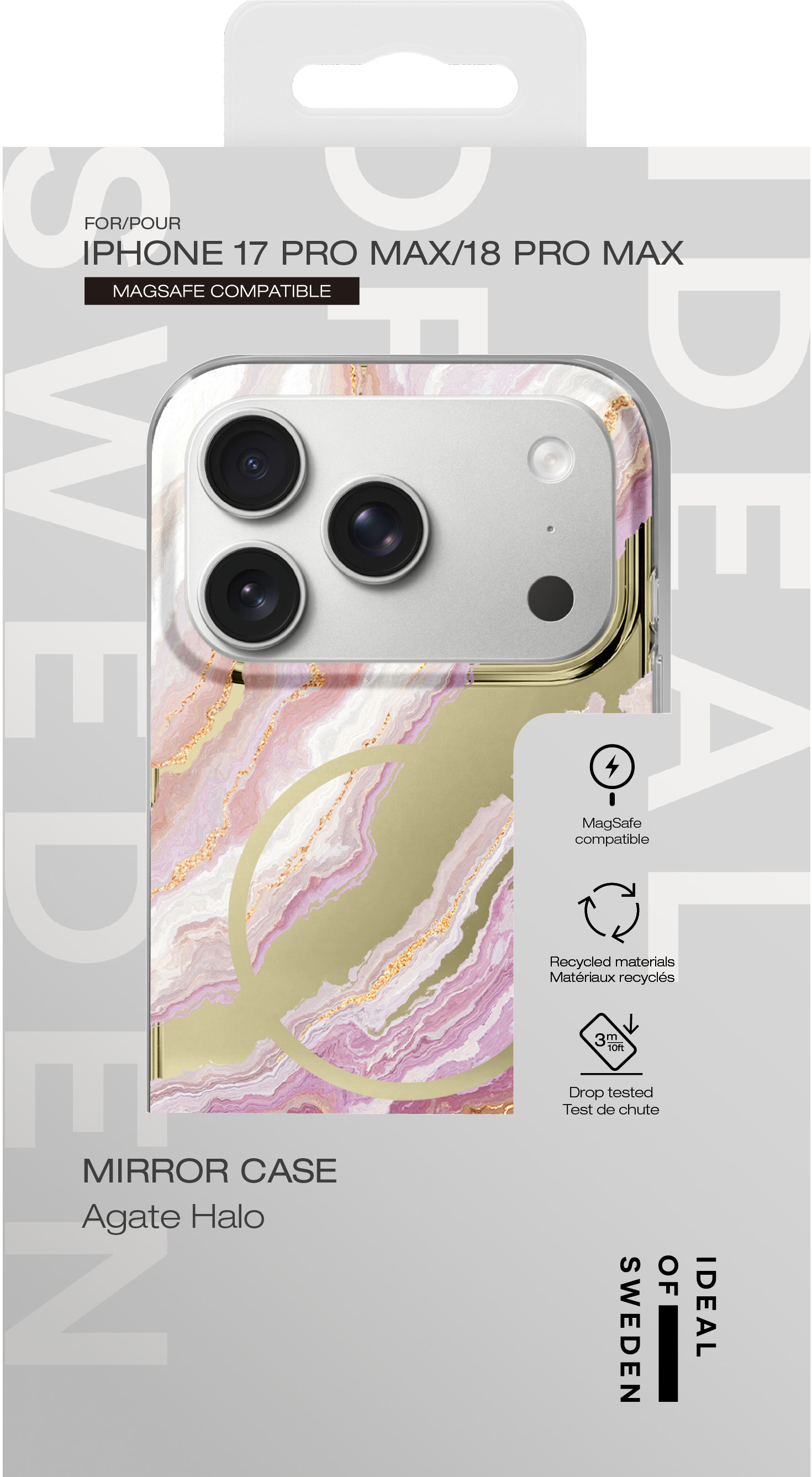 iDeal of Sweden Mirror Case MagSafe iPhone 17 Pro Max / 18 Pro Max Agate Halo – image 2