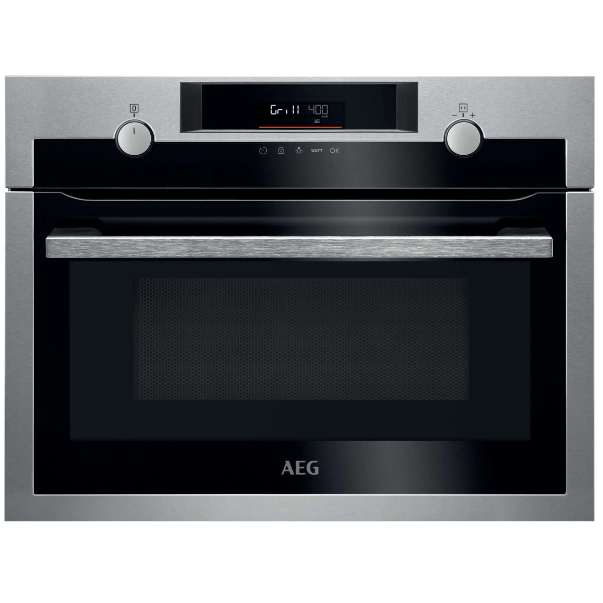 AEG KME525860M Stainless steel Grill microwave Built-in – image 1