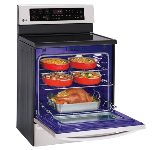LG LRE6385ST cooker Freestanding cooker Electric Stainless steel – image 9