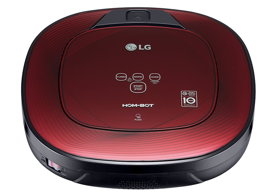 LG VR8602RR robot vacuum Black, Red