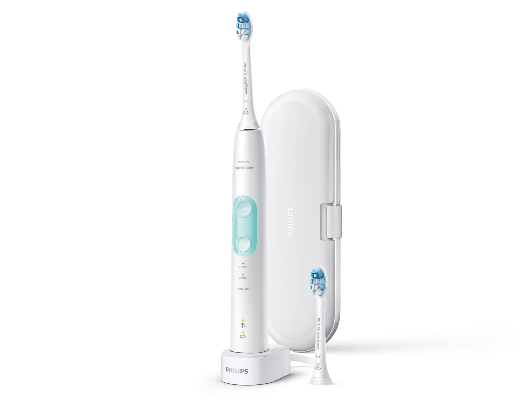 Philips 5100 series HX6857/20 electric toothbrush Adult Sonic toothbrush White