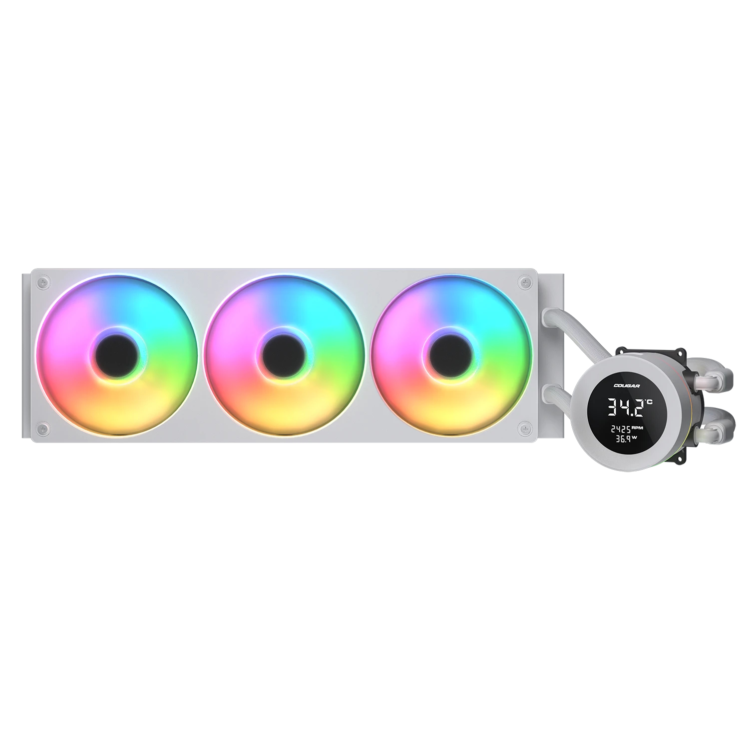 COUGAR Poseidon Vistek 360 CPU Water Cooling, ARGB, White