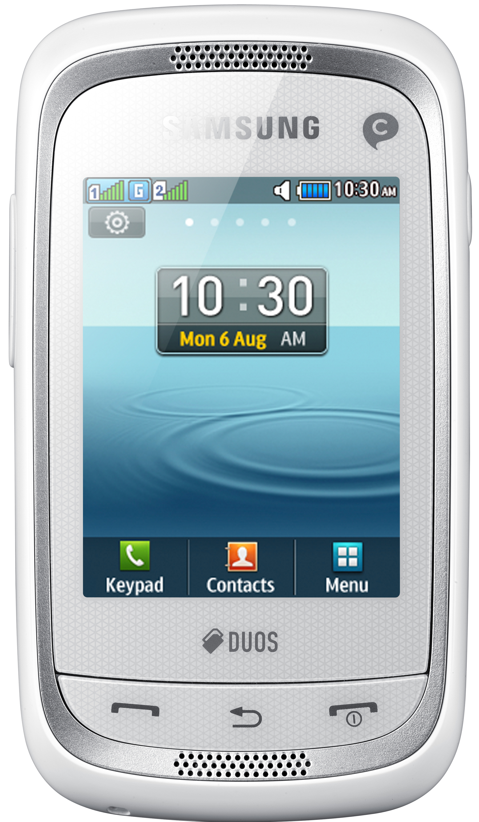 Samsung C3262 6.1 cm (2.4") 83 g White