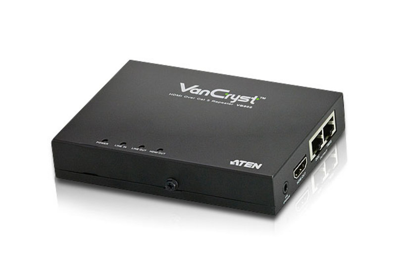 ATEN VB802 AV repeater Black