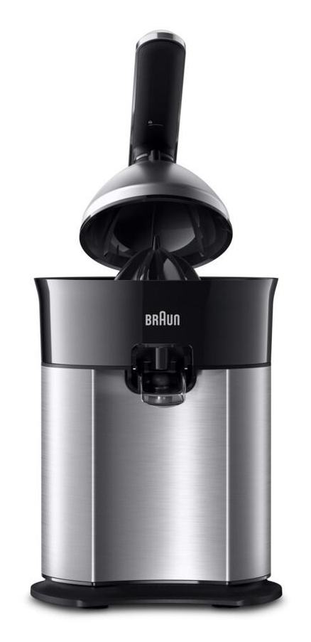 Braun - Exprimidor eléctrico Braun CitrusQuick 7 CJ7050BK con sistema de palanca de acero.