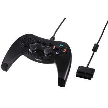 Hama 115409 Black Gameport Gamepad Analogue Playstation, Playstation 2 – image 1