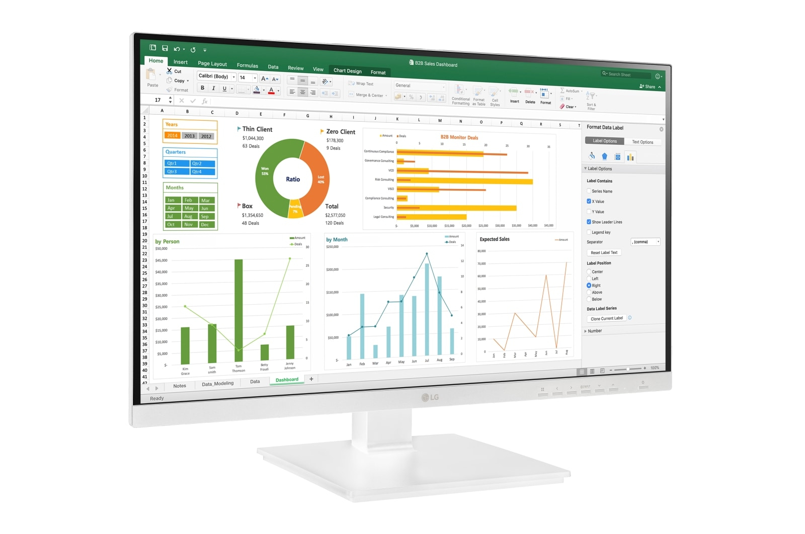 LG 24BN650Y-W computer monitor – image 3