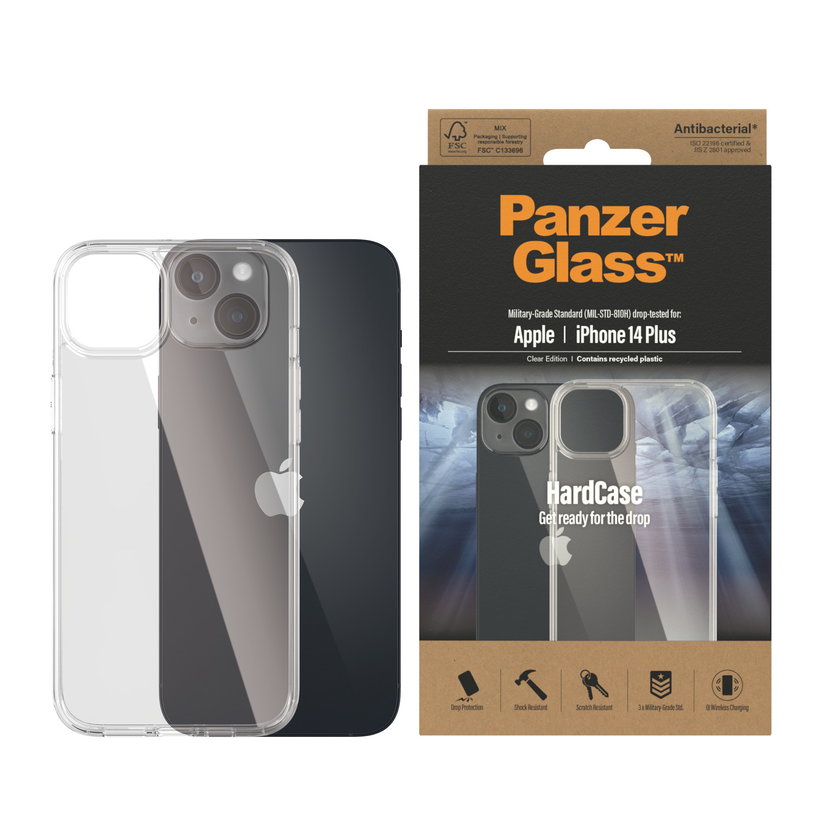 PanzerGlass® HardCase iPhone 14 Plus | Clear – image 2