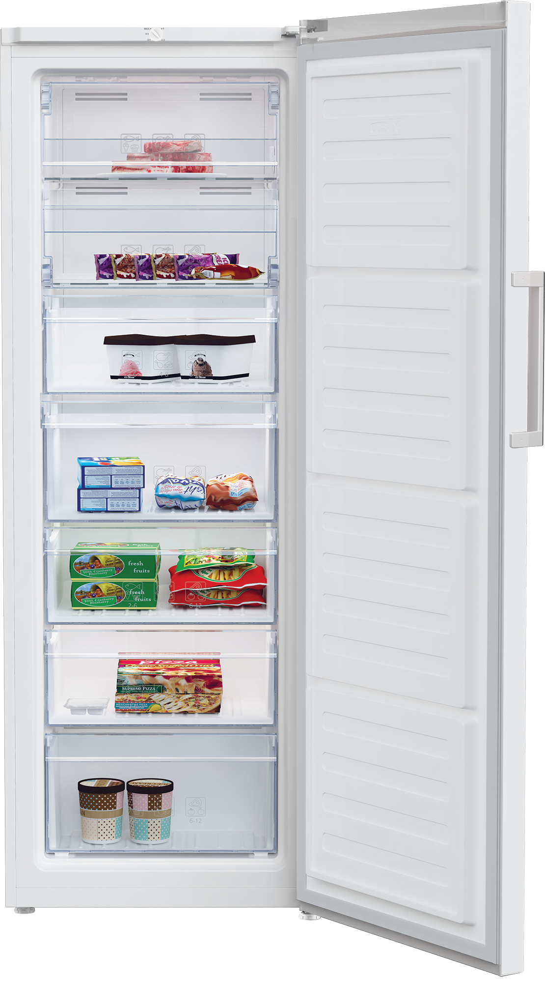 Beko RFNE290L41WN freezer Upright freezer Freestanding – image 3