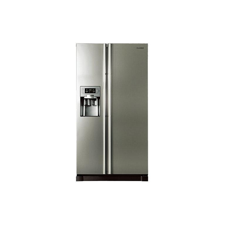 Samsung RS21HUTPN1 side-by-side refrigerator Freestanding Platinum